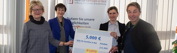 5.000,- Euro an Stiftung „Hilfe für Familien in Not“
