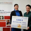 Lotto Brandenburg: Spendenscheck in Höhe von 5.000 Euro an Stiftung „Hilfe für Familien in Not“ überreicht