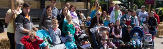 11 Familien verbrachten einen kostenfreien Familientag im Ökodorf Brodowin